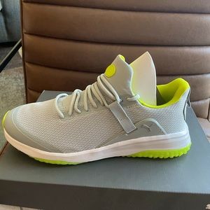 Golf Shoes - FUSION EVO - Puma - Size 11 Mens - Grey/Green